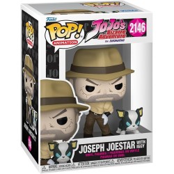 Funko Pop! and Buddy: Jojos Bizarre Adventure - Joseph Joestar With Iggy - Collectable Vinyl Figure - Gift Idea - Official Merch