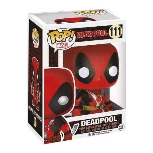 Funko pop! marvel: deadpool two swords 111 vinyl bobble-head figure 7486 849803074869