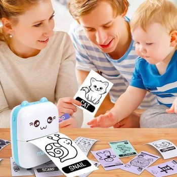 Maxlife Mxtp-100 Μίνι Εκτυπωτής Φωτογραφιών Τσέπης Φορητός Bluetooth Καλώδιο Usb Θερμικό Χαρτί MXTP-100B 5900495198037