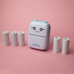 Maxlife Mxtp-100 Μίνι Εκτυπωτής Φωτογραφιών Τσέπης Φορητός Bluetooth Καλώδιο Usb Θερμικό Χαρτί MXTP-100B 5900495198037