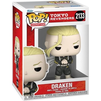 Funko pop! animation: tokyo revengers - draken 2133 vinyl figure 86758 889698867580