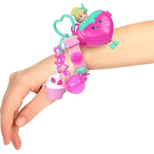 Mattel Polly Pocket Κουκλα Με Αξεσουάρ And Μπρελόκ Μεγαλο Pack 2 Σχέδια Bracelet Style Kit St JKR51 / JKR53 194735354917