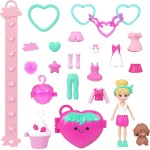 Mattel Polly Pocket Dolls & Pets, Bracelet Style Kit, Fashions And Keychain Accessories, Wearable Compact JKR51 / JKR53 19473535