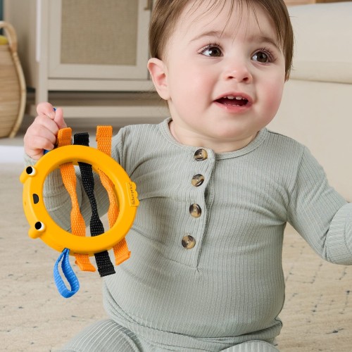 Mattel Fisher-Price Bumble Bee Activity Ring, Newborn Baby Sensory Toy For Developmental Play JKW53 / JKW54 194735357697