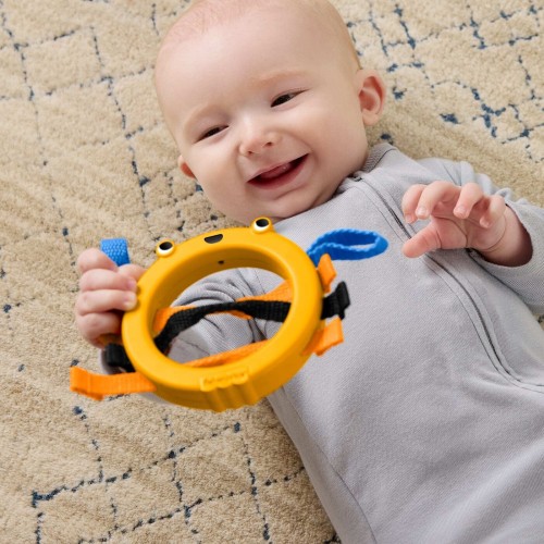 Mattel Fisher-Price Bumble Bee Activity Ring, Newborn Baby Sensory Toy For Developmental Play JKW53 / JKW54 194735357697