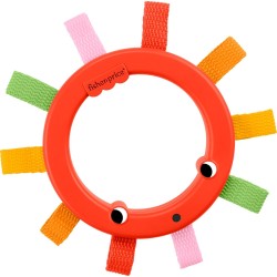 Mattel Fisher-Price Κουδουνιστρες Ζωακια Fisher Price Rainbow Ribbons Activity Ring JKW53 / JKW56 194735357710
