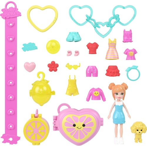 Mattel Polly Pocket Bracelet Style Kit Lemonade JKR51 / JKR54 194735354924