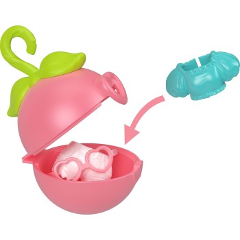 Mattel Polly Pocket Dolls & Pets, Bracelet Style Kit, Fashions And Keychain Accessories, Wearable Compact JKR46 / JKR49 19473535
