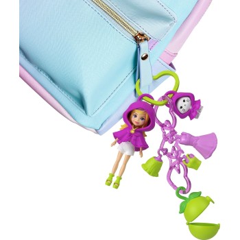 Mattel Polly Pocket Dolls & Pets, Keychain Style Kit, Fruit Fashions And Charm Accessories JKR46 / JKR47 194735354955