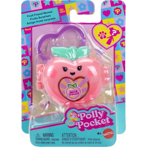 Mattel Polly Pocket Doll & Micro Compact, Keychain And Sticker Sheet, Pet Accessory, Travel Toys JKC86 / JKC87 194735346851