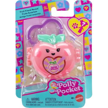 Mattel Polly Pocket POLLY MINI - Σετάκια Με Φρουτάκια  Fruit Friend Reveal Pet Accessory JKC86 / JKC87 194735346851