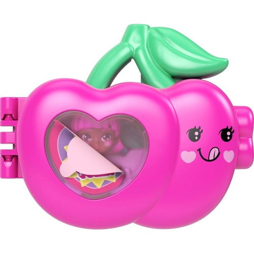 Mattel Polly Pocket Doll & Micro Compact, Keychain and Sticker Sheet, Pet Accessory, Travel Toys JKC86 / JKC90 194735346776