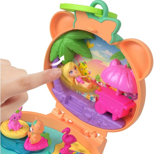 Mattel polly pocket polly mini - λούτρινο αρκουδάκι JKC79 194735346707