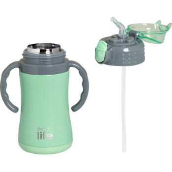 eco life Aνταλλακτικό Πώμα για Kids Thermos Mint 300ml 33-BO-0118 5208009002390