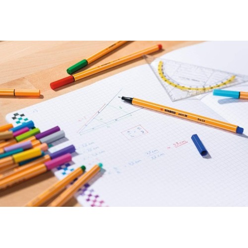 STABILO Fineliner - Point 88 - Pack Of 1 - Light Yellow 88/23 4006381579216