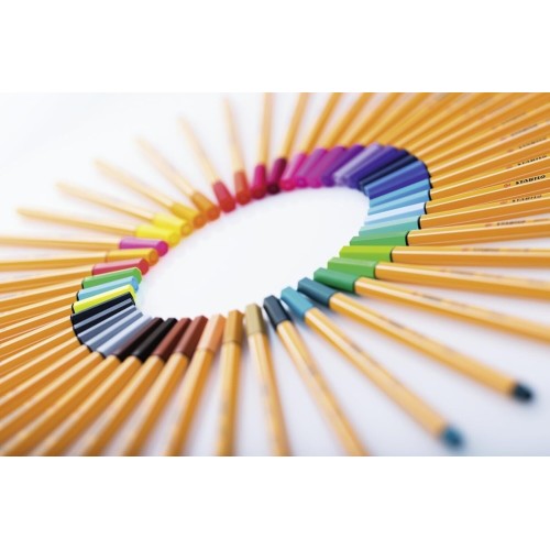 STABILO Fineliner - Point 88 - Pack Of 1 - Light Orange 88/25 4006381579247