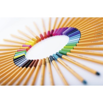 STABILO Fineliner - Point 88 - Pack Of 1 - Light Orange 88/25 4006381579247