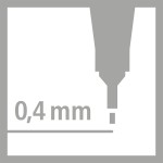 STABILO fineliner - point 88 - pack of 1 - curry 88/87 4006381579308