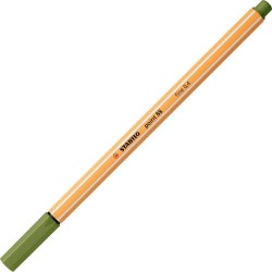 STABILO fineliner - point 88 - pack of 1 - moss green 88/35 4006381574662