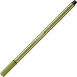 STABILO premium fibre-tip pen -  pen 68 - pack of 1 - mud green 68/37 4006381574341