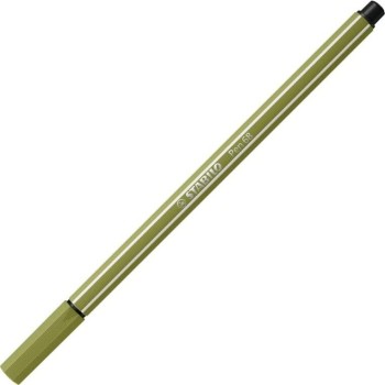 STABILO premium fibre-tip pen -  pen 68 - pack of 1 - mud green 68/37 4006381574341