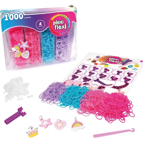 As company Plexi Flexi Τσαντάκι Με 1000 Λαστιχάκια and 4 Αξεσουάρ Για 5+ 1080-25583 5203068255831