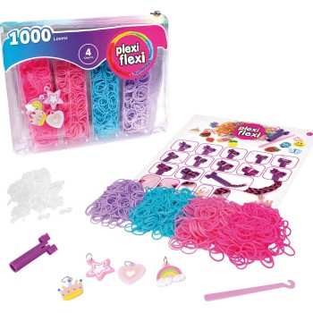 As company Plexi Flexi Τσαντάκι Με 1000 Λαστιχάκια and 4 Αξεσουάρ Για 5+ 1080-25583 5203068255831