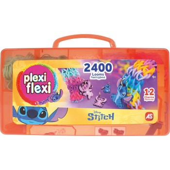 As company Plexi Flexi Stitch Case With 2400 Rubber Bands and 12 Accessories for 5+ 1080-25578 5203068255787