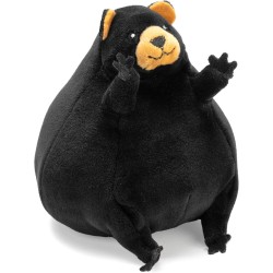 WILD PLANET Wild Republic Flipkins Black Bear, Stuffed Animal, 5 Inches, Plush Toy, Fill is Spun Recycled Water Bottles 30338 09