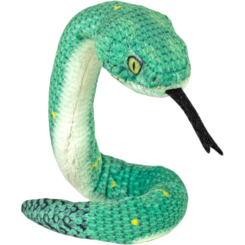 WILD PLANET Wild Republic Coilkins Green Bush Viper, Γεμισμε?νο Ζω?ο, 12 ιντσω?ν, Λου?τρινο παιχνι?δι,  29557 092389295573