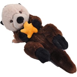 WILD PLANET Wild Republic Ecokins, Sea Otter, Stuffed Animal, 12 Inches, Gift for Kids, Plush Toy, Made From Spun Recycled Water