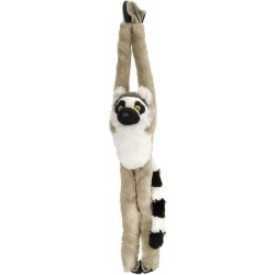 WILD PLANET Wild Republic Ring Tailed Lemur Plush, Monkey Stuffed Animal, Plush Toy, Gifts For Kids, Hanging 20 15261 0923891526