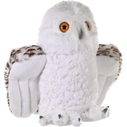 WILD PLANET Wild Republic Snowy Owl Plush, Stuffed Animal, Plush Toy, Gifts for Kids, Cuddlekins, 12 Inches 10957 092389109573