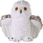 WILD PLANET Wild Republic Snowy Owl Plush, Stuffed Animal, Plush Toy, Gifts for Kids, Cuddlekins, 12 Inches 10957 092389109573