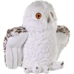 WILD PLANET Wild Republic Snowy Owl Plush, Stuffed Animal, Plush Toy, Gifts for Kids, Cuddlekins, 12 Inches 10957 092389109573