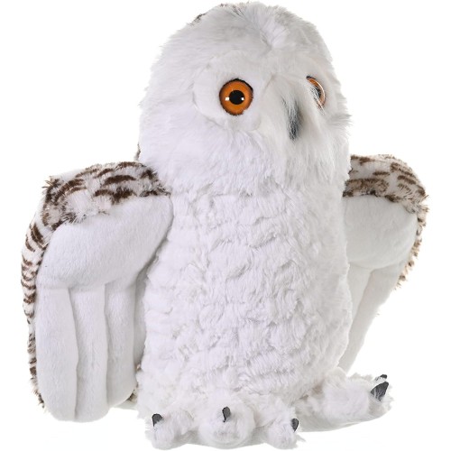 WILD PLANET Wild Republic Snowy Owl Plush, Stuffed Animal, Plush Toy, Gifts for Kids, Cuddlekins, 12 Inches 10957 092389109573