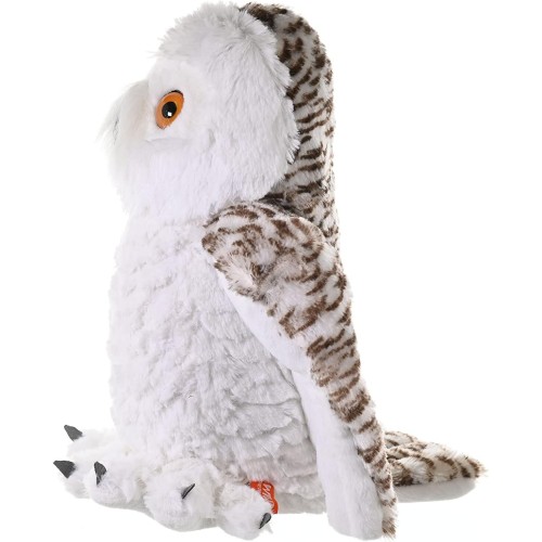 WILD PLANET Wild Republic Snowy Owl Plush, Stuffed Animal, Plush Toy, Gifts for Kids, Cuddlekins, 12 Inches 10957 092389109573