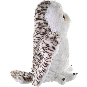 WILD PLANET Wild Republic Snowy Owl Plush, Stuffed Animal, Plush Toy, Gifts for Kids, Cuddlekins, 12 Inches 10957 092389109573