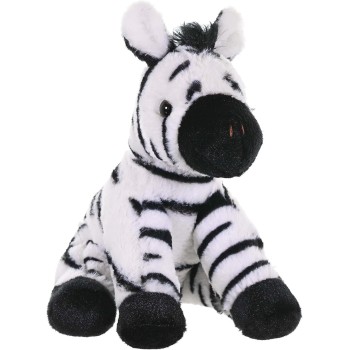 WILD PLANET Wild Republic Zebra Baby βελου?δινο, λου?τρινο ζωα?κι, λου?τρινο παιχνι?δι, δω?ρα για παιδια?, Cuddlekins 8 ιντσω?ν 