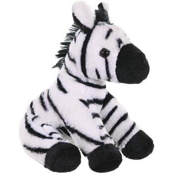 WILD PLANET Wild Republic Zebra Baby βελου?δινο, λου?τρινο ζωα?κι, λου?τρινο παιχνι?δι, δω?ρα για παιδια?, Cuddlekins 8 ιντσω?ν 