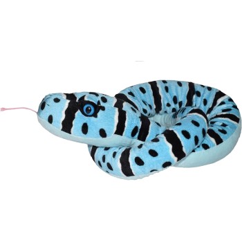 WILD PLANET Wild Republic Snake Plush, Stuffed Animal, Plush Toy, Gifts for Kids, Blue Rock Rattlesnake, 54 Inches 89091 0923898