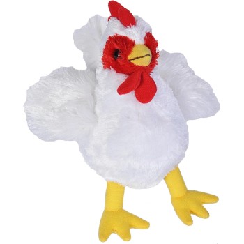 WILD PLANET Wild Republic Chicken Plush, Stuffed Animal, Plush Toy, Gifts for Kids, Hugems 7 18093 092389180930