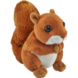 WILD PLANET republic pocketkins eco squirrel, stuffed animal, 5 inches, plush toy, made 27769 092389277692