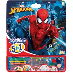 As company Giga Block Spiderman 5 in 1 Coloring set for Ages 3+ 1023-62762 5203068627621