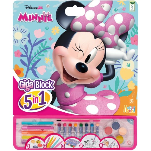 As company Disney Minnie Mouse Giga Block Minnie 5 in 1 Coloring set for Ages 3+ 1023-62760 5203068627607
