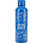 paladone astro bot metal water bottle, 500ml 16oz  steel bottle with screw- PP14678AB 5056577756821