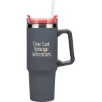 Paladone stranger things 5 insulated drinking tunbler with straw, 900 ml capacity PP14605ST 5056577755800