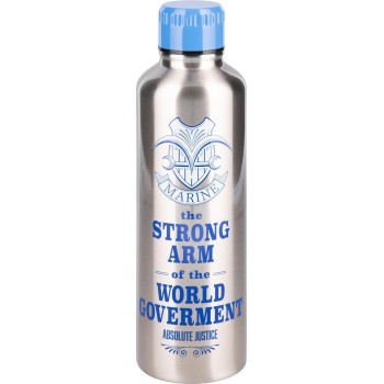 paladone one piece marines  steel water bottle with screw-top lid 500 ml, o PP14520OPNF 5056577754926