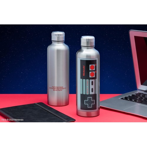 Paladone: nintendo - nes Μεταλλικό Μπουκάλι Νερού (500ml) (pp8479nn) PP8479NN 5055964767150