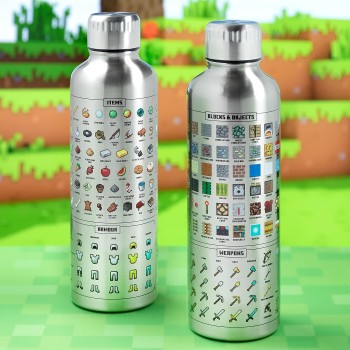 Paladone minecraft Μεταλλικό Μπουκάλι Νερού (500ml) (pp7995mcfv3) PP7995MCFV3 5055964767303